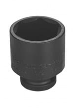 Ficha técnica e caractérísticas do produto Soquete de Impacto Sextavado em Aço Cromo Molibdênio 1.1/4'' - Encaixe 1/2''