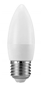Ficha técnica e caractérísticas do produto 12 Lâmpadas Led Vela Leitosa E27 4,8w Branco Quente Bivolt