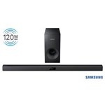Ficha técnica e caractérísticas do produto Soundbar Samsung HW-H370/ZD 2.1 Canais, com Bluetooth e Entrada USB – 120W