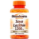 Ficha técnica e caractérísticas do produto Soya Lecithin 1200 - 180 Cápsulas - Sundown