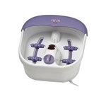 Ficha técnica e caractérísticas do produto Spa para os Pés 75w Vibratório Anatã´Mico Silencioso Branco e Roxo Ii 127v