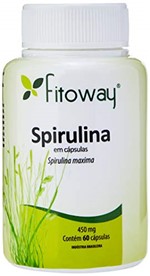 Ficha técnica e caractérísticas do produto Spirulina 450Mg - 60 Cápsulas, Fitoway