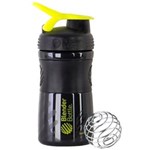 Ficha técnica e caractérísticas do produto Sport Mixer (590Ml Preto/Verde) - Blender Bottle
