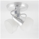 Ficha técnica e caractérísticas do produto Spot Alumínio/Vidro 2Xe27 Escovado 231/2-ES JM Iluminação
