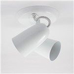 Ficha técnica e caractérísticas do produto Spot Alumínio 2Xe27 Cone Branco 700/2-BR JM Iluminação