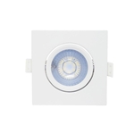 Ficha técnica e caractérísticas do produto Spot de Embutir LED 5W Luz Branco Frio Bivolt Quadrado Branco Startec