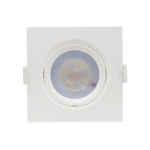 Ficha técnica e caractérísticas do produto Spot de Embutir LED 5W Luz Branco Quente Bivolt Quadrado Branco Startec