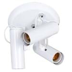 Ficha técnica e caractérísticas do produto Spot de Sobrepor 3 Lâmpadas Branco Tubo Liso JM Iluminação