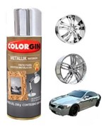Ficha técnica e caractérísticas do produto Spray Colorgin Metallik 350ml Cromado 51 Interior
