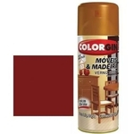 Ficha técnica e caractérísticas do produto Spray Uso Geral Verniz Madeira Mogno 763 Colorgin