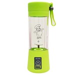 Ficha técnica e caractérísticas do produto Squeeze Mágico Elétrico Portátil Verde Juice Cup