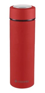 Ficha técnica e caractérísticas do produto Squeeze Termico Inox Vermelho 500ml - Termopro