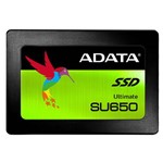 Ficha técnica e caractérísticas do produto SSD 120GB Adata SU650 - 520 MB/s de Leitura - ASU650SS-120GT-C