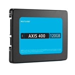 Ficha técnica e caractérísticas do produto SSD 120GB Multilaser SATA III 2,5" Axis 400 SS101