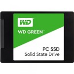 Ficha técnica e caractérísticas do produto SSD 120GB Western Digital SATA III 6Gb/s 2,5 WD Green WDS120G1G0A