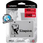 Ficha técnica e caractérísticas do produto SSD 240GB 2,5" Sata III SSDNow UV400 SUV400S37/240g Kingston