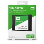 Ficha técnica e caractérísticas do produto Ssd 240gb Green Sata Western Digital