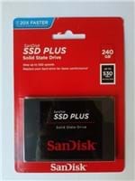Ficha técnica e caractérísticas do produto Ssd 240Gb Sandisk Plus 240G-G26 Lacrado Sata 3 - 530Mb/s