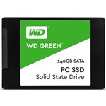 Ficha técnica e caractérísticas do produto Ssd 240gb Wd Green 2,5 Sata - Wds240g1g0a - Western Digital