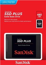 Ficha técnica e caractérísticas do produto SSD 480gb Sandisk Plus