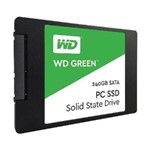 Ficha técnica e caractérísticas do produto Ssd 2.5´´ 240GB Sata Iii - 6GB/S - Green - Desktop Notebook Ultrabook WDS240G1G0A - Western Digital