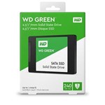 Ficha técnica e caractérísticas do produto SSD - 2,5pol / SATA3 - 240GB - Green - WDS240G2G0A