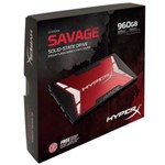 Ficha técnica e caractérísticas do produto Ssd 960gb Hyperx Savage Sata 3 2.5 7mm C/adapt 9,5mm Shss37a/960g