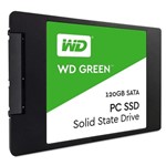 Ficha técnica e caractérísticas do produto SSD de 120GB Western Digital Green WDS120G2G0A 545MB
