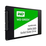 Ficha técnica e caractérísticas do produto Ssd de 240gb Wd Green Wds240g2g0a de 545mb/s de Leitura - Preto