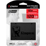 Ssd Desktop Notebook Ultrabook Kingston A400, 120gb, 2.5", Sata Iii 6 Gb/S - Sa400s37-120g