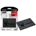 Ficha técnica e caractérísticas do produto SSD Desktop Notebook Ultrabook Kingston SA400S37/240G A400 240GB 2.5" SATA III Blister