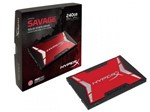 Ficha técnica e caractérísticas do produto SSD Gamer HYPER X Kingston SHSS37A/240G Savage 240GB 2.5" SATA III BOX