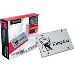 Ficha técnica e caractérísticas do produto Ssd Kingston Desktop Notebook 480g Uv400 480gb 2.5" Sata Iii Box Suv400s3b7a
