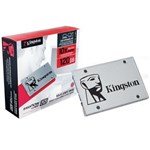 Ficha técnica e caractérísticas do produto Ssd Kit Desktop Notebook Kingston Suv400S3B7A/120G Uv400 120Gb 2.5" Sata Iii Box