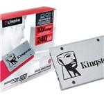 Ficha técnica e caractérísticas do produto Ssd Kit Desktop Notebook Kingston Suv400s3b7a/240g Uv400 240gb 2.5" Sata Iii Box