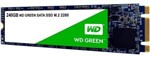 Ficha técnica e caractérísticas do produto SSD M.2 2280 240GB Leituras: 545MB/s - WDS240G2G0B - WD Green