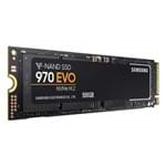 Ficha técnica e caractérísticas do produto SSD - M.2 (2280 / PCIe NVMe) - 500GB - Samsung 970 Evo - MZ-V7E500E