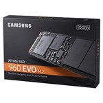 Ficha técnica e caractérísticas do produto HD SSD Samsung 250GB 960 EVO NVMe PCI-Express 3.0 | MZ-V6E250BW 2147