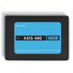 Ficha técnica e caractérísticas do produto SSD Multilaser 2,5 60GB AXIS 400 GRAVAÇÃO 400 MB/S - SS060