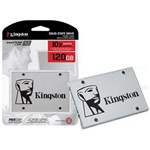 Ficha técnica e caractérísticas do produto SSD UV400 120GB 2.5" Sata III 6Gb/s SUV400S37/120G Kingston