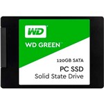 Ficha técnica e caractérísticas do produto SSD WD 120GB Green Sata3 2,5 7MM WDS120G2G0A - Western Digital