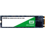 Ficha técnica e caractérísticas do produto SSD M.2 2280 240GB Leituras: 545MB/s - WD Green