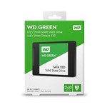 Ficha técnica e caractérísticas do produto SSD WD 240gb Green Sata3 2.5 7mm Wds240g2g0a - Western Digital