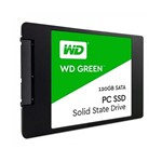 Ficha técnica e caractérísticas do produto SSD WD Green 120GB SATA Lll 2,5" - Western Digital