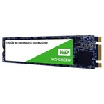 Ficha técnica e caractérísticas do produto SSD WD Green 120GB SATA M.2 2280 WDS120G2G0B