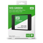 Ficha técnica e caractérísticas do produto SSD WD Green 240GB 2,5 SATA WDS240G2G0A Western Digital - Western Digital - Wd
