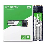 Ficha técnica e caractérísticas do produto SSD WD Green M.2 2280 240GB - WDS240G2G0B