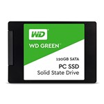 Ficha técnica e caractérísticas do produto SSD WD Green Sata III 6GB/s 120GB