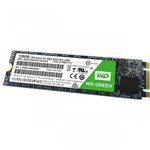 Ficha técnica e caractérísticas do produto SSD Western Digital Green 120GB, Sata III 6Gb/s, M.2 2280 - WDS120G1G0B - Western Digital