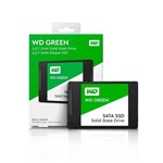 Ficha técnica e caractérísticas do produto SSD Western Digital GREEN 240GB 2.5in (WDS240G2G0A)
